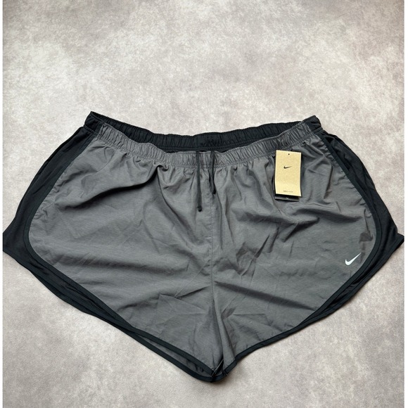Nike Pants - Nike Womens Dri-FIT Running Shorts Plus Size 3X Gray Black CZ2857-083 NEW